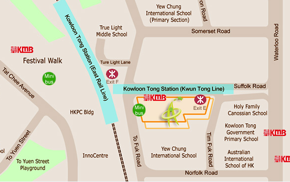 Kowloon Tong Education Services Centre Location Map